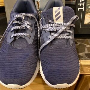 Adidas Blue Sneakers Lightweight Mesh Sole